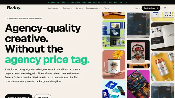 Flocksy product page