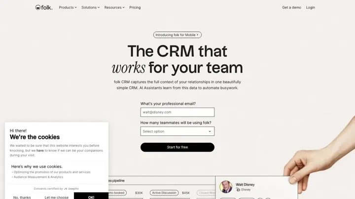 folk product page