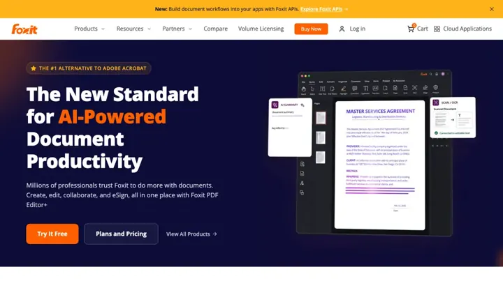 Foxit product page
