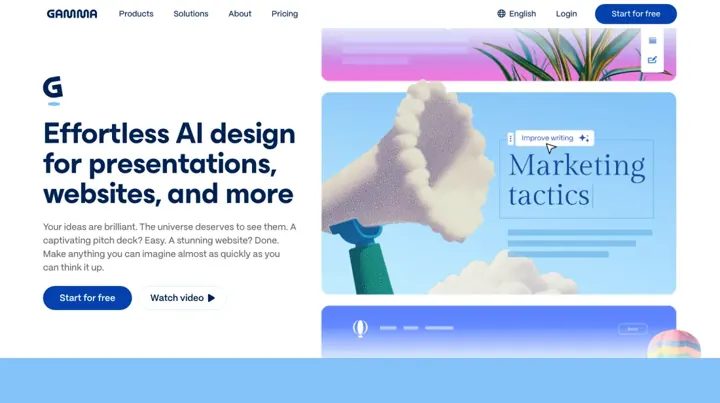 Gamma product page