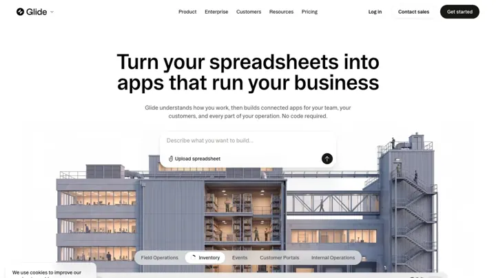 Glide product page
