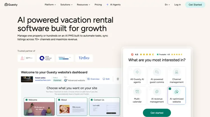 Guesty product page