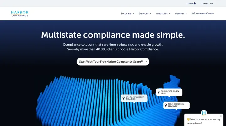 Harbor Compliance product page