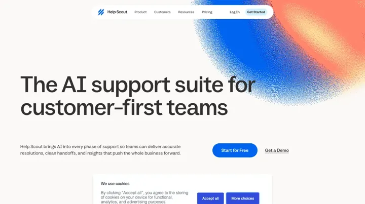Help Scout product page