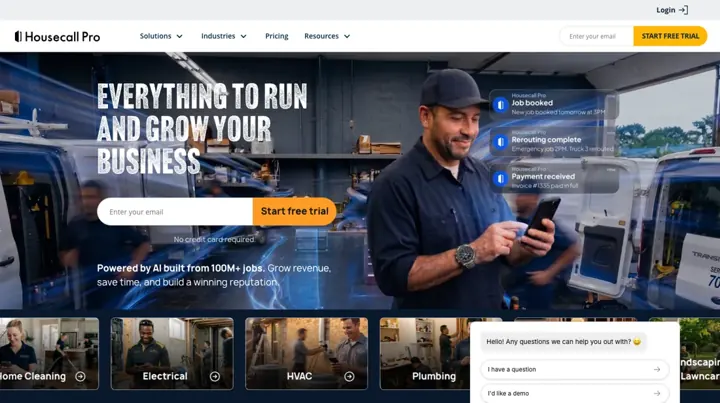 Housecall Pro product page