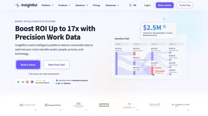 Insightful product page