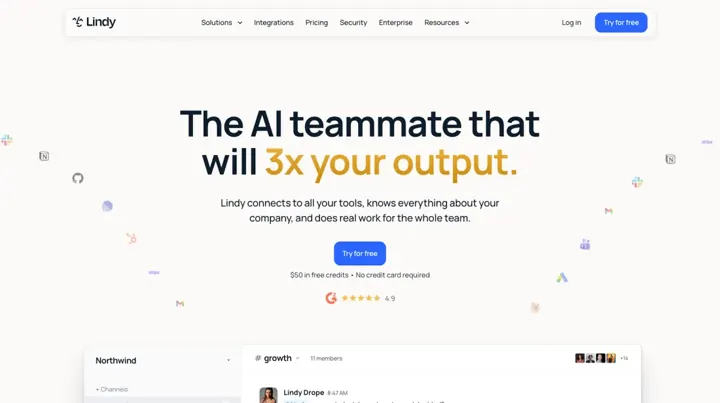 Lindy.ai product page