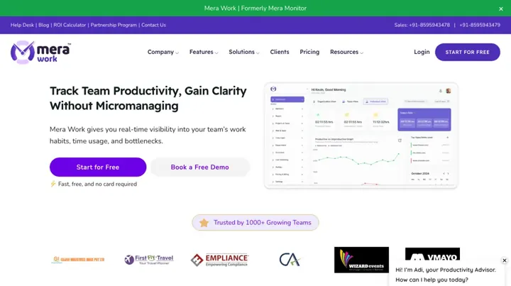 Mera Work product page