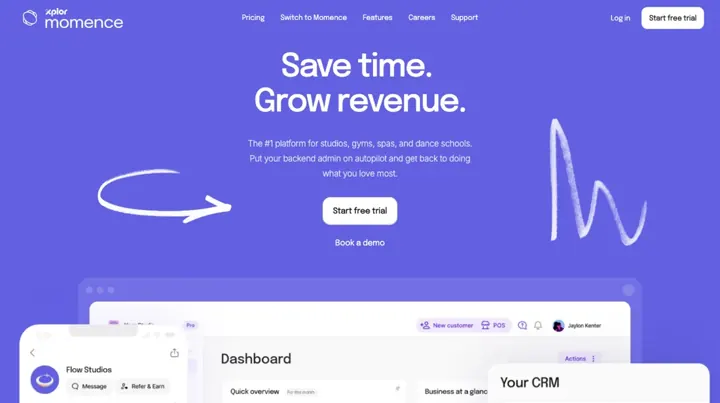 Momence product page