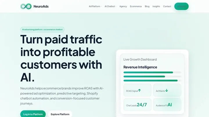 NeuroAds product page