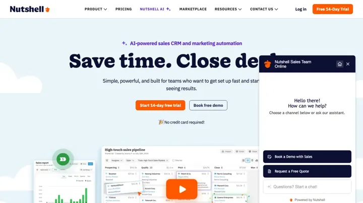 Nutshell product page