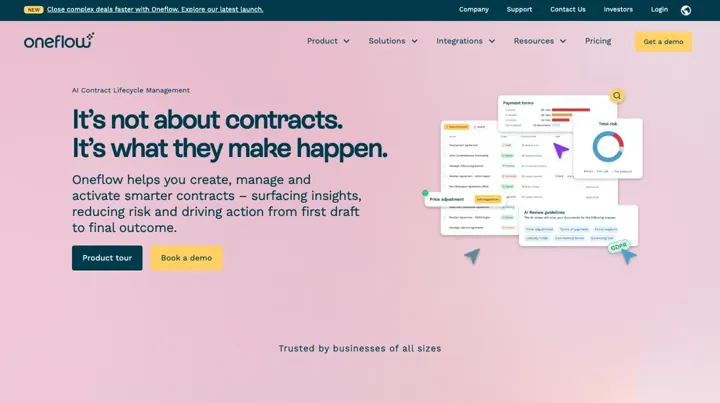 Oneflow product page