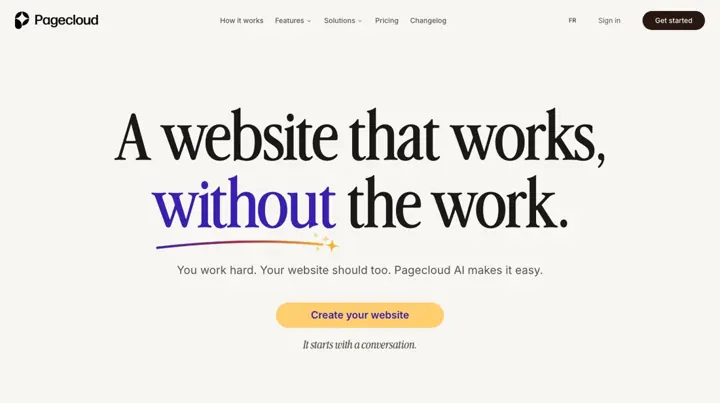 Pagecloud product page