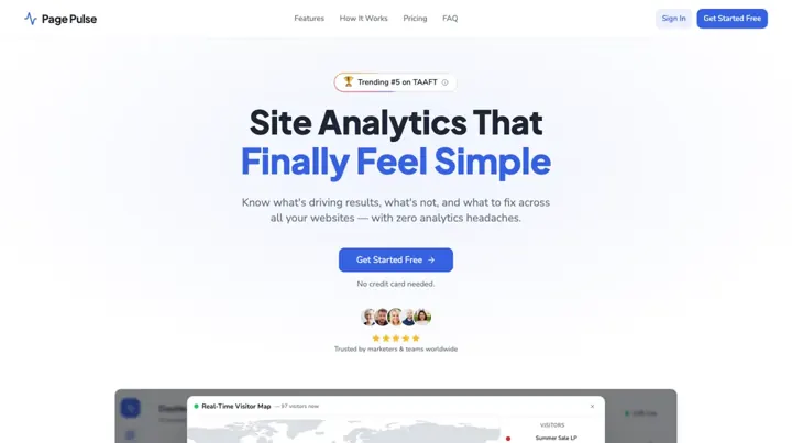 PagePulse product page