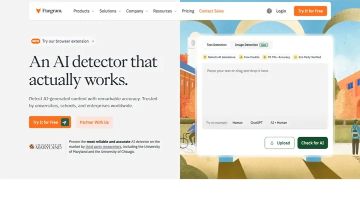 Pangram product page