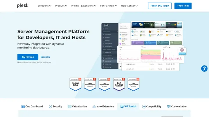 Plesk product page