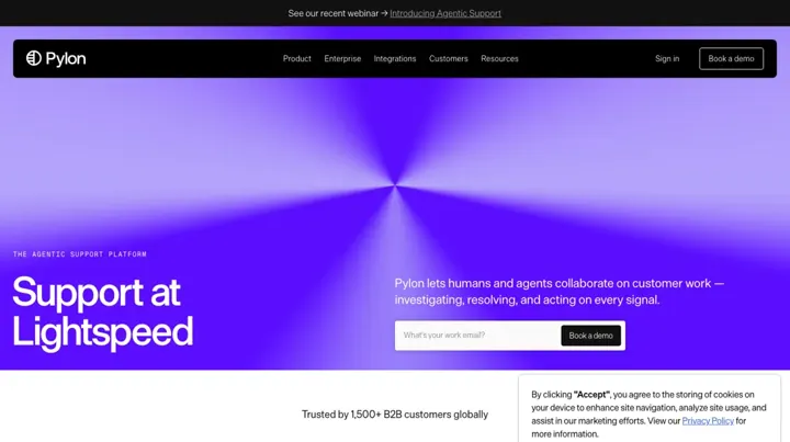 Pylon product page