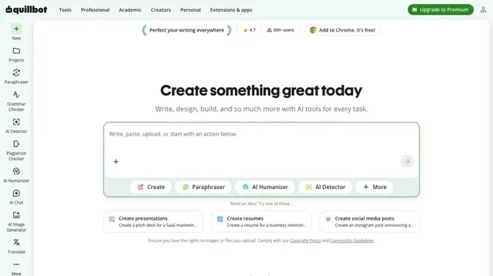 QuillBot product page