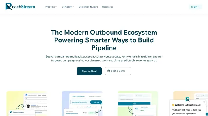 ReachStream product page