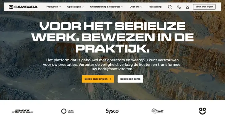 Samsara product page