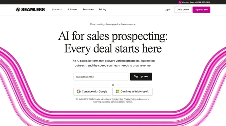 Seamless.ai product page