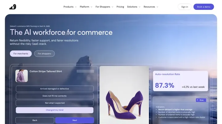 Seel product page