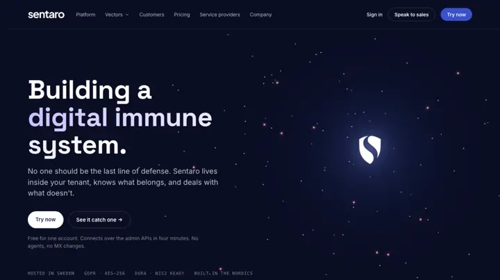 Sentaro product page