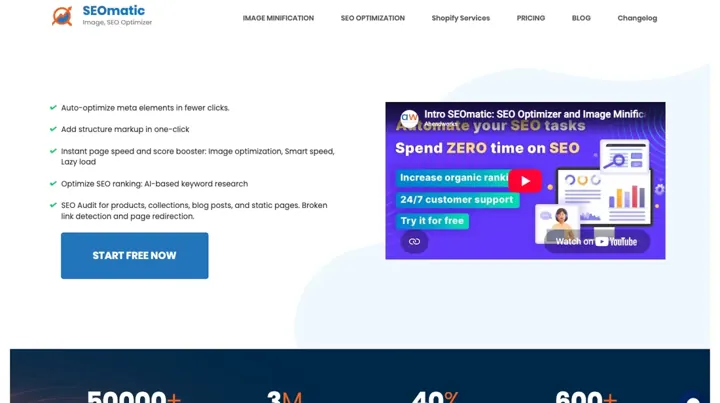 SEOmatic product page