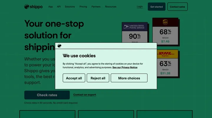 Shippo product page