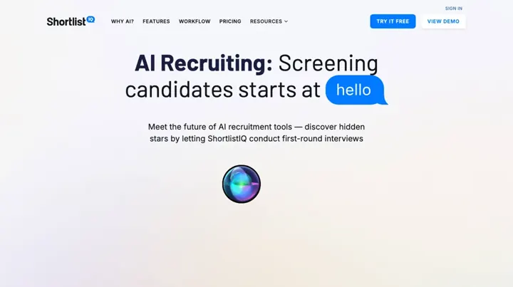 ShortlistIQ product page