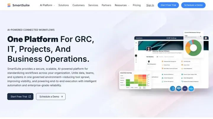 SmartSuite product page
