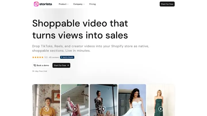 Storista product page