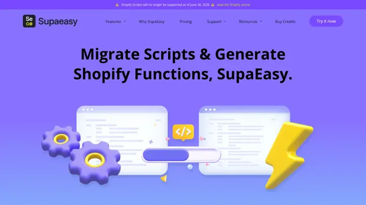 SupaEasy product page