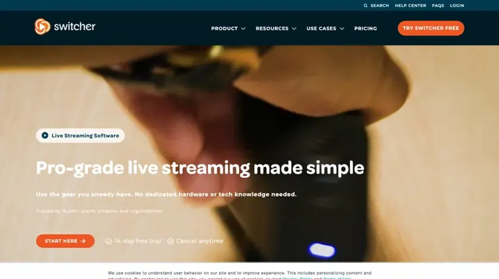 Switcher Studio product page