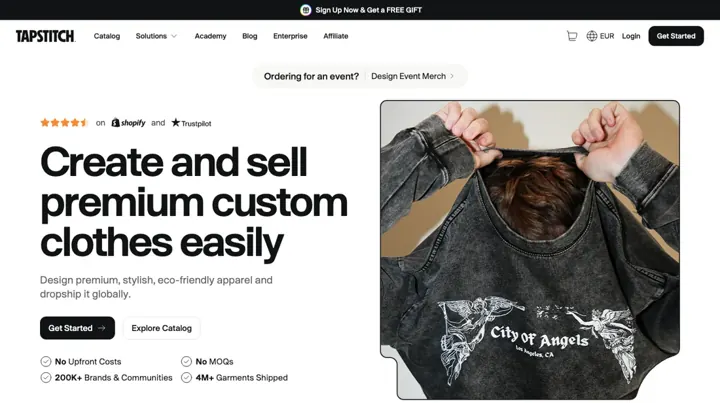 Tapstitch product page