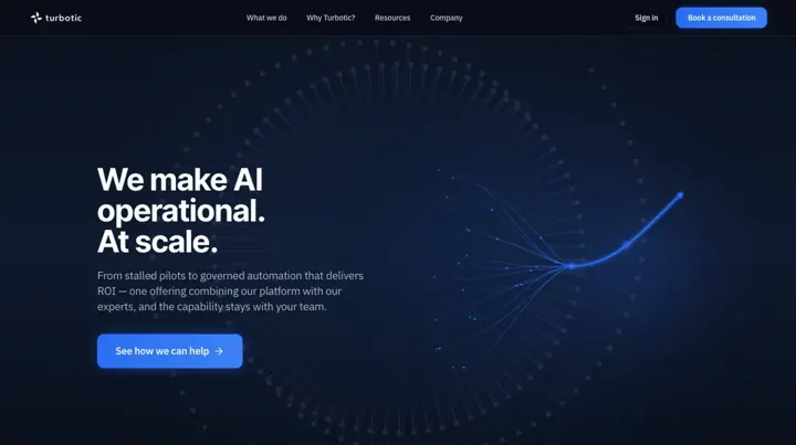 Turbotic product page