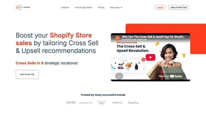 Upsell & Cross Sell - AW product page