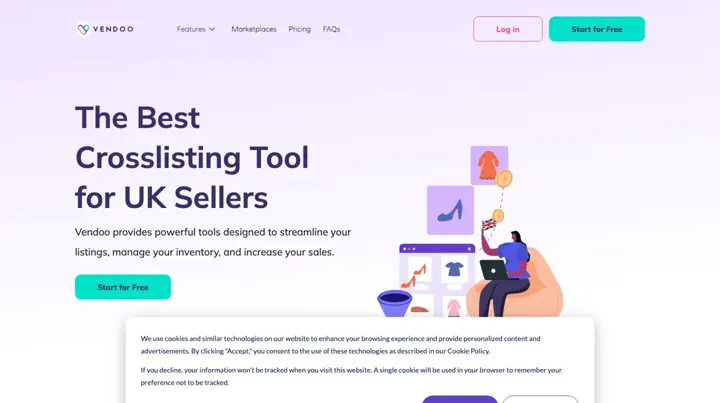 Vendoo product page