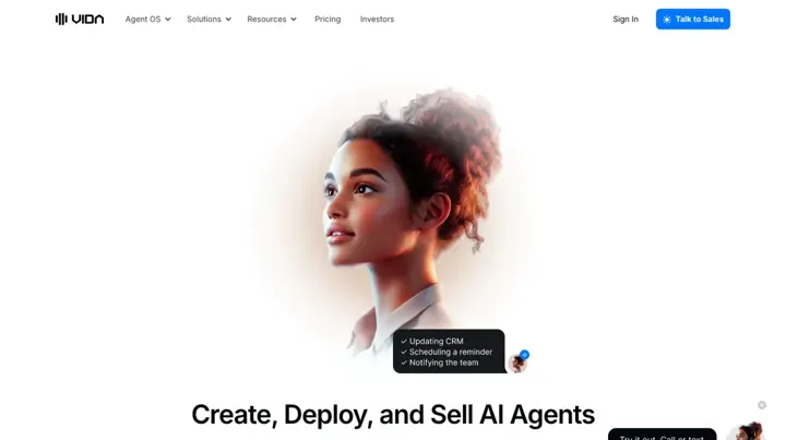 Vida AI product page