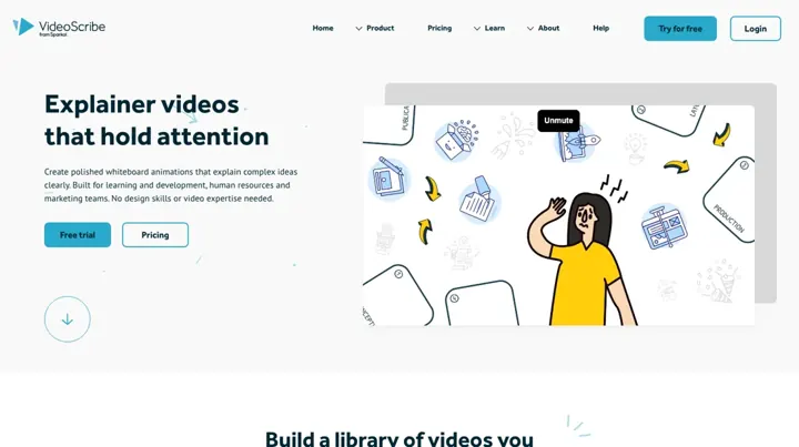 VideoScribe product page
