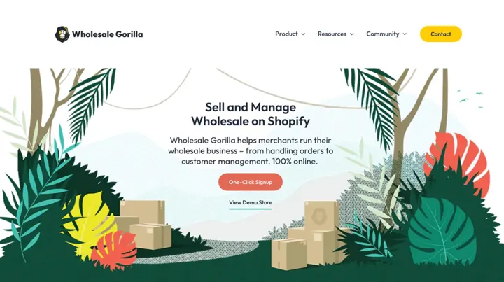 Wholesale Gorilla product page