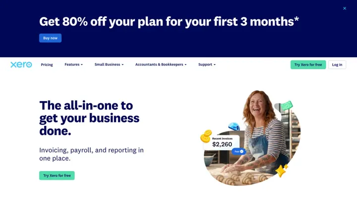 Xero product page