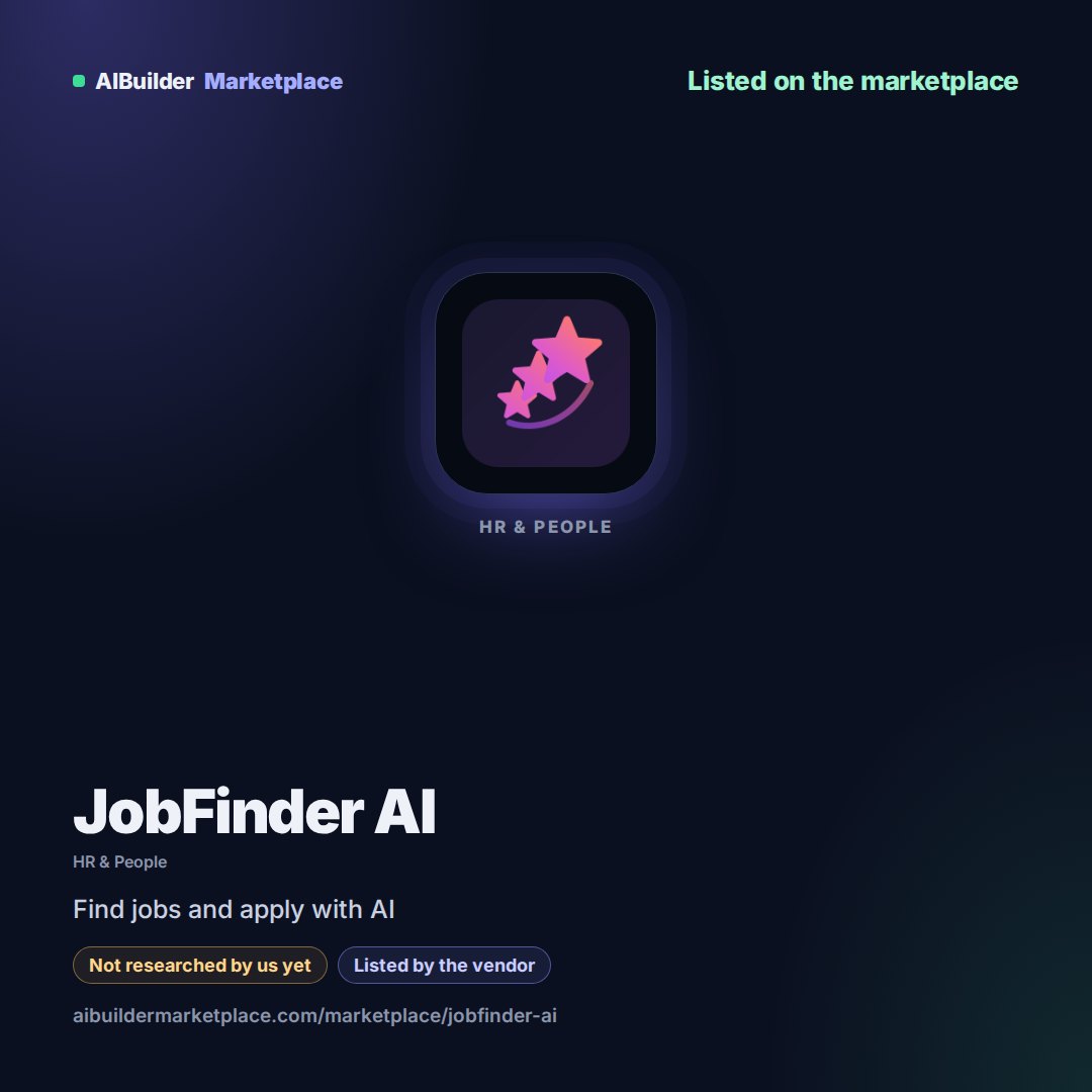 Square share image for JobFinder AI