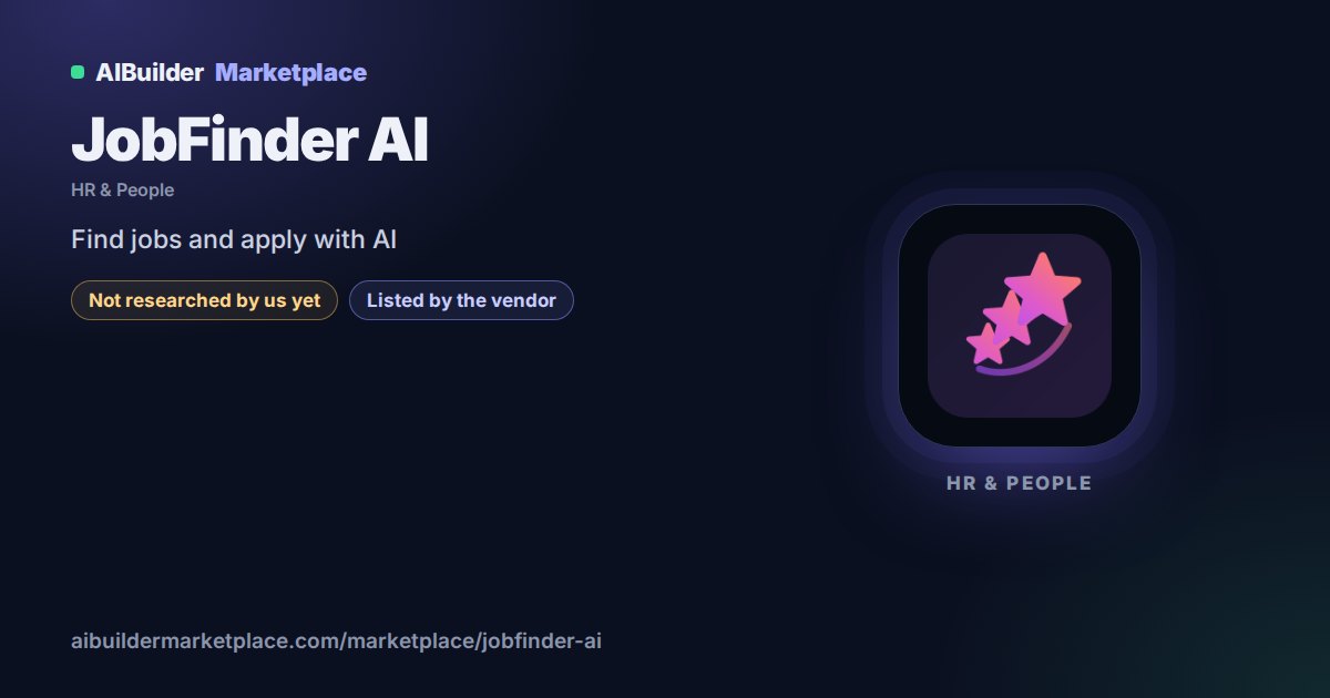 Landscape share image for JobFinder AI