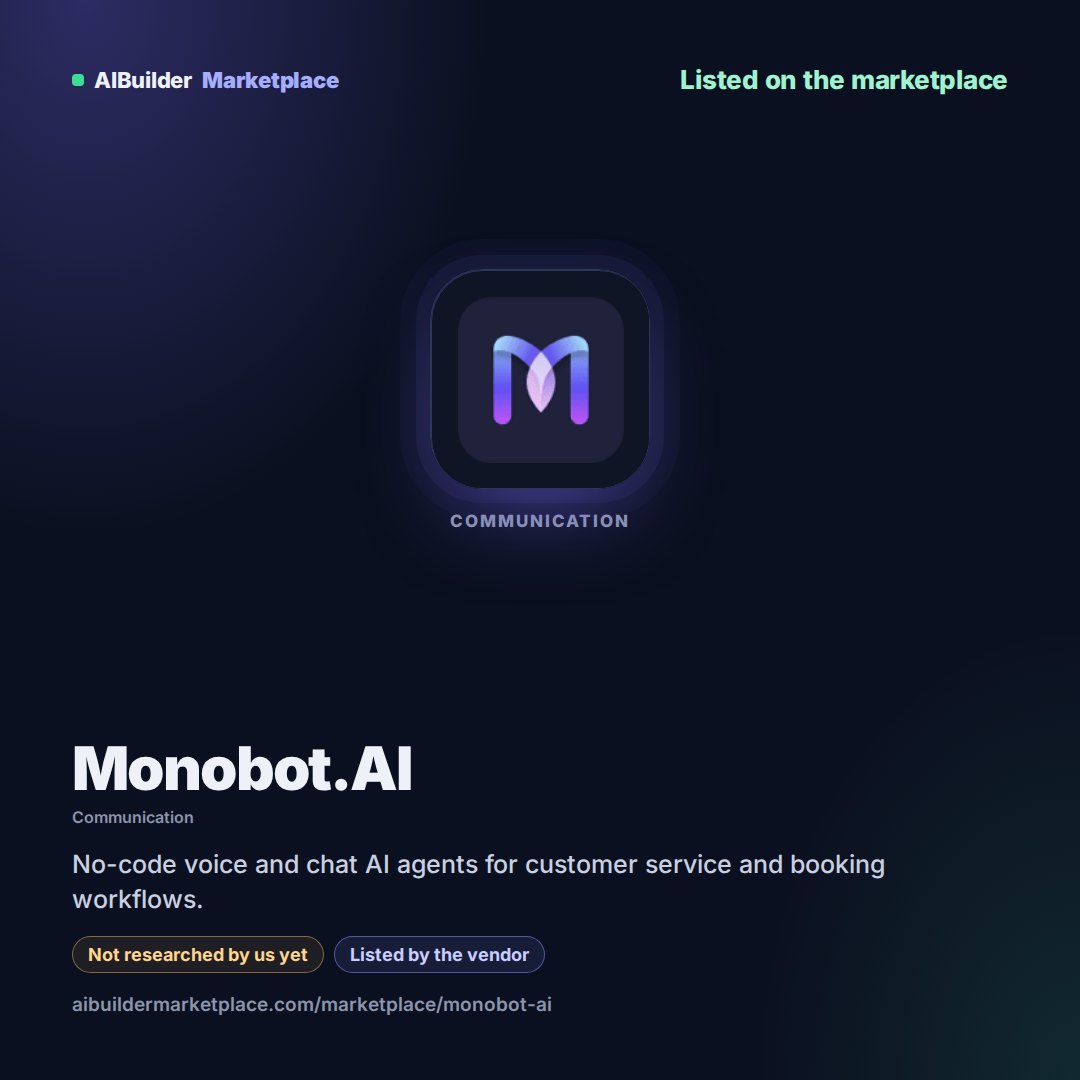 Square share image for Monobot.AI