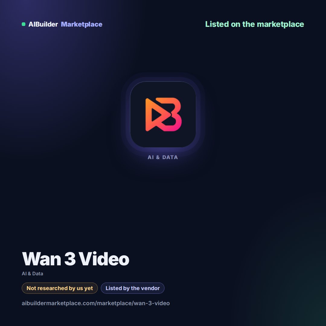 Square share image for Wan 3 Video